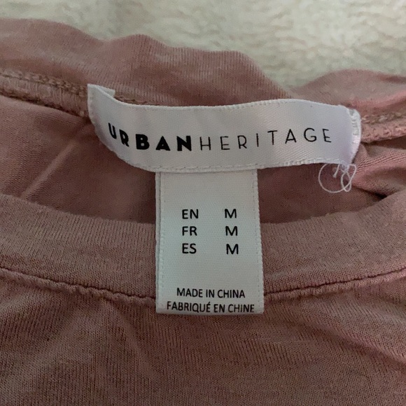 Mauve long shirt can be worn as dress - Picture 2 of 2